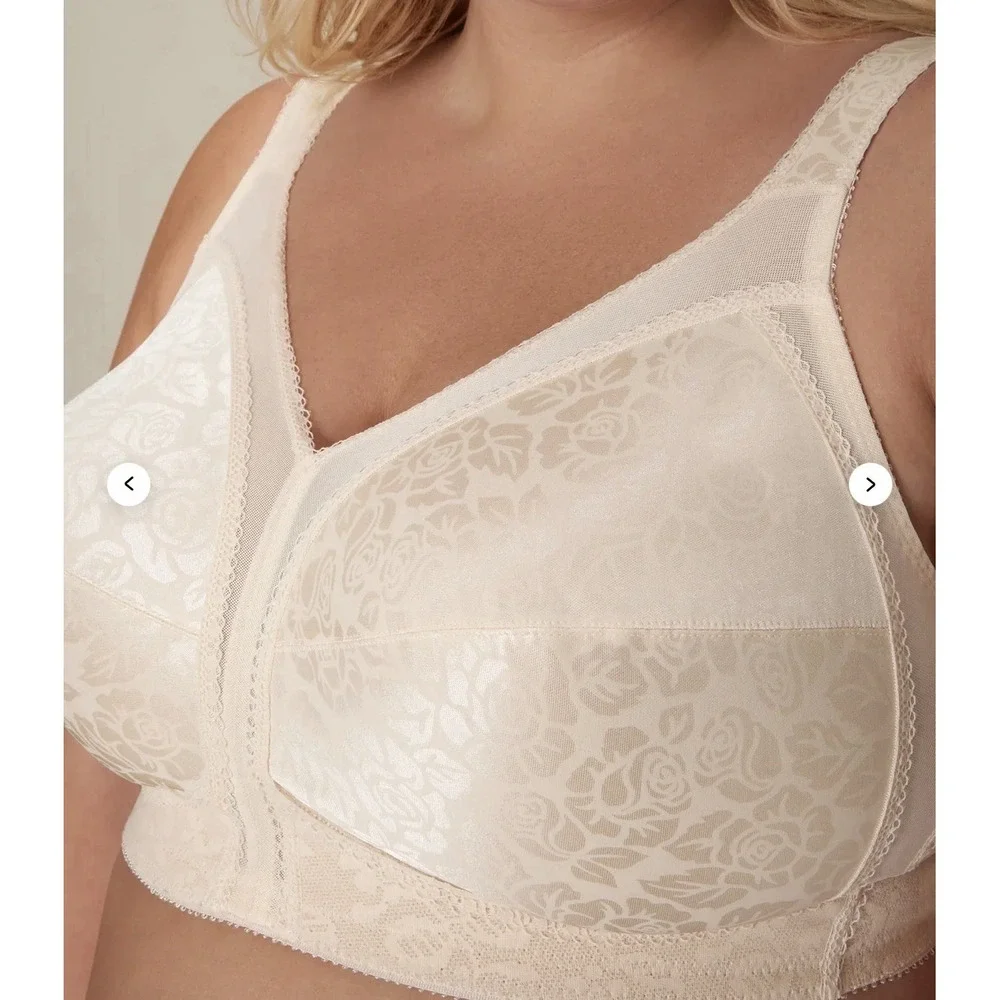 New Playtex 18 Hour Ultimate‎ Shoulder Comfort  Beige Smoothing Bra 4693 40B